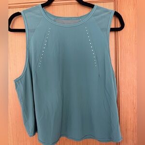 Lululemon, green tank top, size M